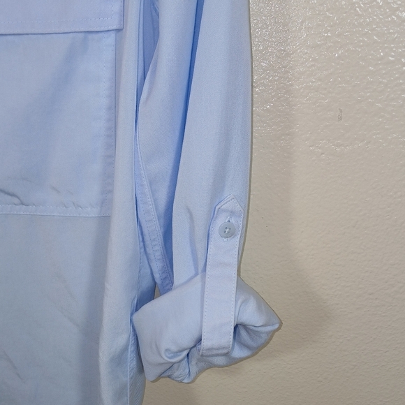 Babaton utility poplin shirt in light blue 2XS - Picture 7 of 13